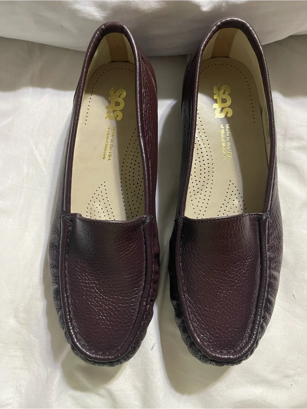 SAS Women's Shoes Simplify Antique Wine 9WW Like New